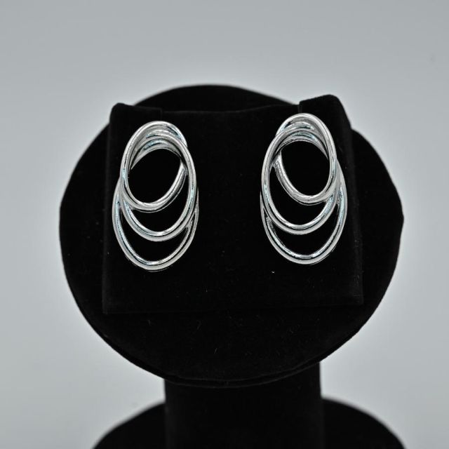 Elvia Triple Hoop  Earrings